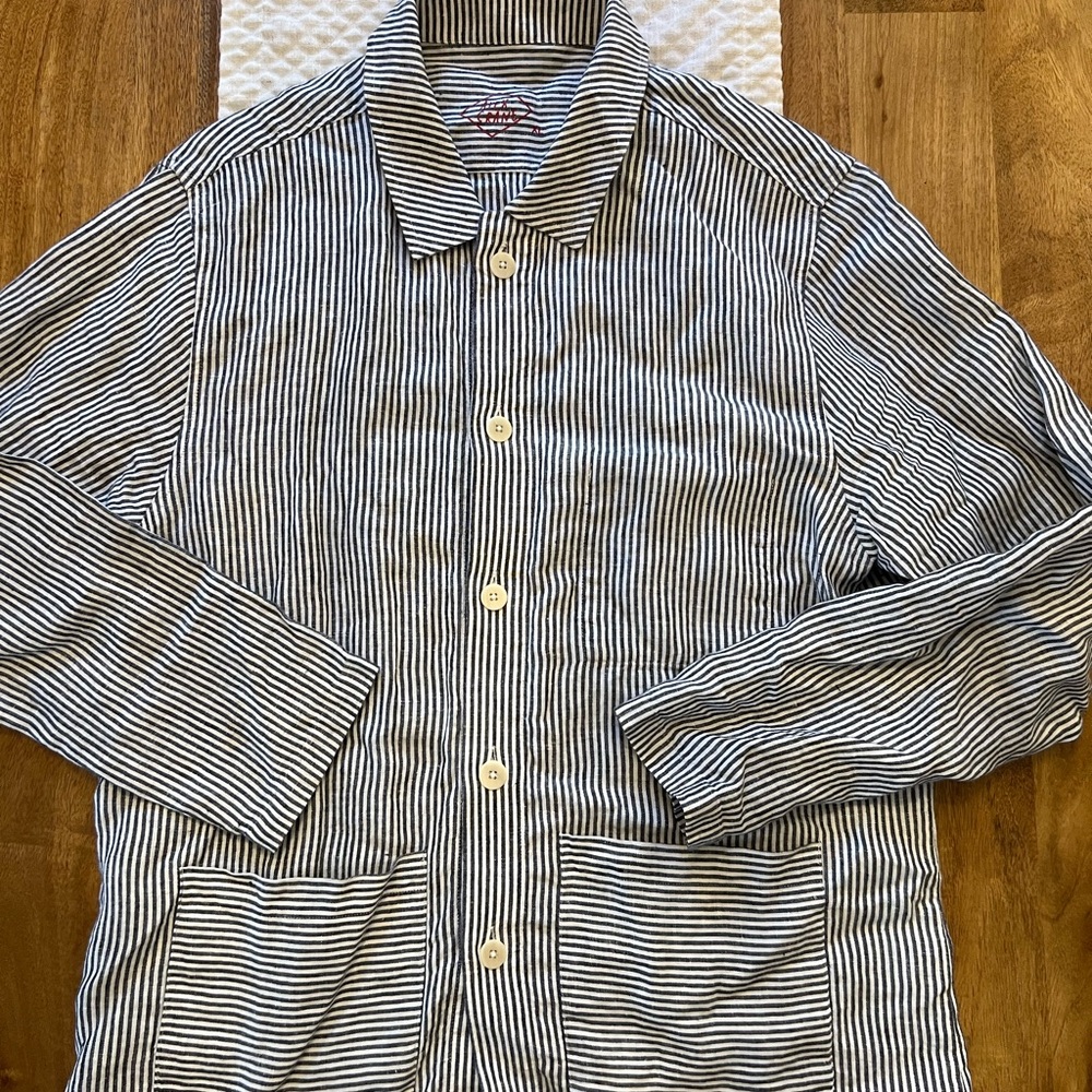 Alex Crane Linen Chore Coat
